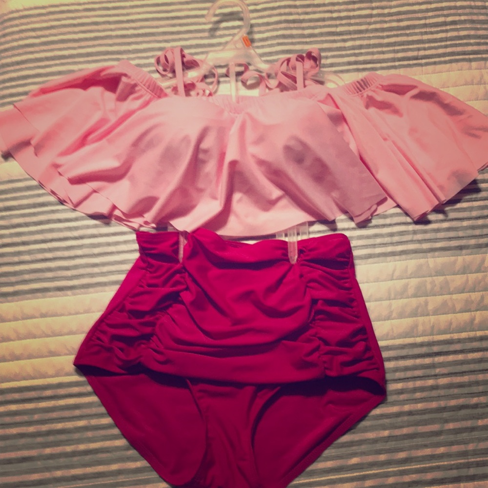 Mommy and Me matching swimsuits